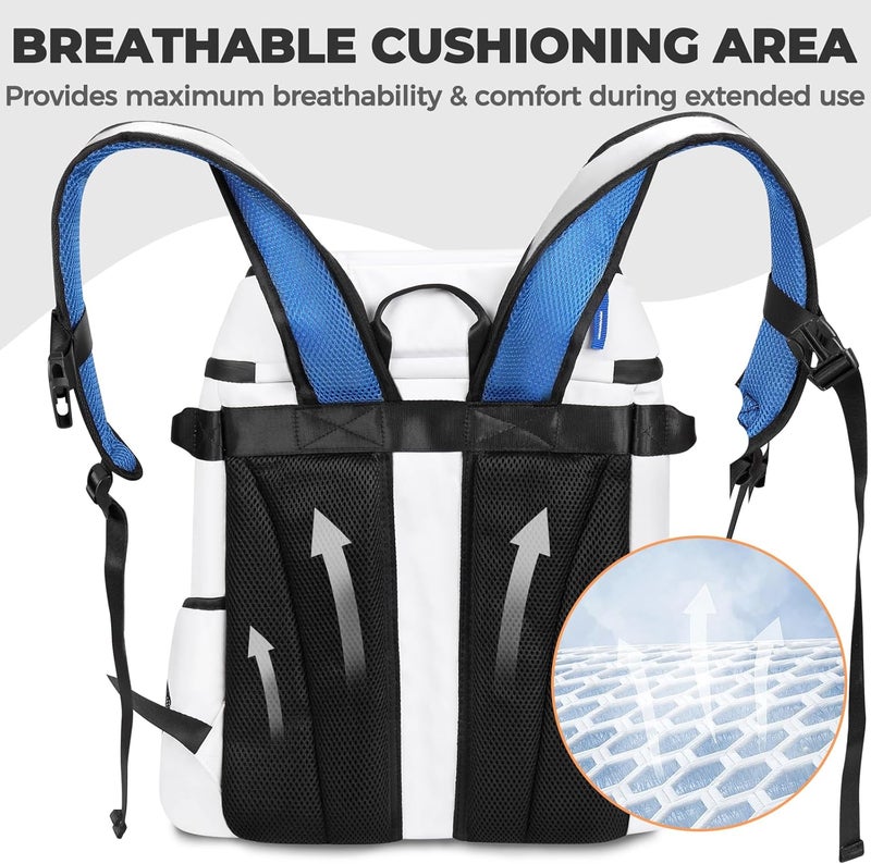 HEYTRIP Backpack Cooler 36/54 Cans, Insulated Portable Large Leakproof Waterproof Cooler Bag, 20 Hours Cold Retention for Lunch Camping Travel Beach Picnic - Image 3